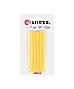 Комплект жовтих клеєвих стержнів 7.4мм, 100мм, 12 шт. INTERTOOL, фото  | SNABZHENIE.com.ua