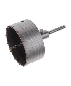 Комплект: корончатое сверло 120 мм + переходник SDS-plus 100 мм INTERTOOL, фото  | SNABZHENIE.com.ua