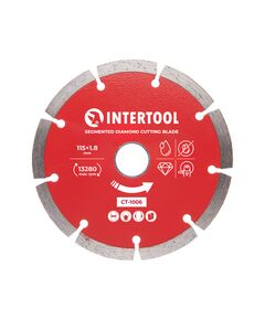 Диск алмазный сегментный INTERTOOL CT-1006, 115 мм, фото  | SNABZHENIE.com.ua
