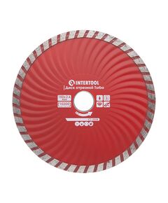 Отрезний алмазний диск TURBO 150 мм, по каменю, INTERTOOL CT-2008, фото  | SNABZHENIE.com.ua