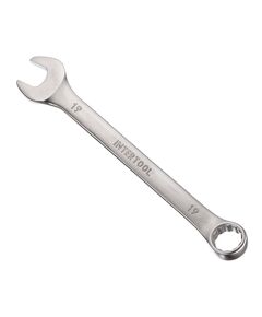 Ключ комбинированный 19 мм Cr-V INTERTOOL HT-1219, фото  | SNABZHENIE.com.ua