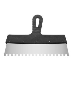 Шпатель нержавеющий 300мм с зубом 8x8мм INTERTOOL KT-2308, фото  | SNABZHENIE.com.ua
