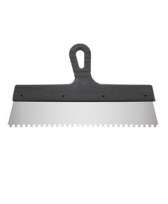 Шпатель нержавеющий 350 мм с зубом 6x6 мм INTERTOOL KT-2356, фото  | SNABZHENIE.com.ua