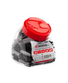 Міні-маркери перманентні чорні, 80 шт, 93 мм, INTERTOOL KT-5010, фото  | SNABZHENIE.com.ua