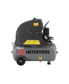 Компресор 24 л, 1.5 кВт, 220 В, 8 атм, 206 л/хв. INTERTOOL PT-0009, фото  | SNABZHENIE.com.ua