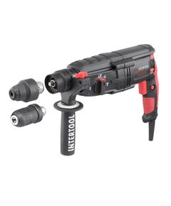 Перфоратор 1000 Вт, 3.2 Дж, 0-1300 об/мин, 0-5100 уд/мин, 3 режими, знімний швидкозажимний патрон INTERTOOL WT-0171, фото  | SNABZHENIE.com.ua