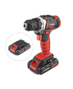 Аккумуляторная дрель-шуруповерт Li-Ion 18 В, 25 Нм, 0-400/0-1500 об/мин, 2*2.0 Ач INTERTOOL WT-0314, фото  | SNABZHENIE.com.ua