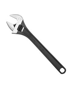 Ключ разводной 380 мм, Cr-V, черный, фосфатированный INTERTOOL XT-0065, фото  | SNABZHENIE.com.ua