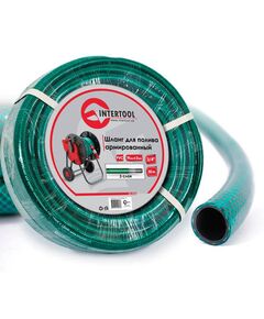 Шланг поливочный 3/4 50 м армированный PVC 3-х слойный INTERTOOL GE-4046, фото  | SNABZHENIE.com.ua