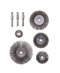 Набір дротяних щіток для дрелі 5 шт 1/4 INTERTOOL BT-0500, фото  | SNABZHENIE.com.ua