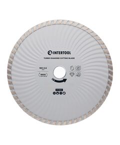 Диск алмазний TURBO для каменю 180 мм, 16-18% INTERTOOL CT-2004, фото  | SNABZHENIE.com.ua