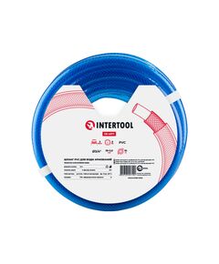 Шланг водяний 3/4, 10 м, 3-шаровий, армований, PVC INTERTOOL GE-4071, фото  | SNABZHENIE.com.ua