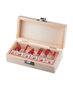 Набір фрез по дереву, 6 од. INTERTOOL HT-0072, фото  | SNABZHENIE.com.ua