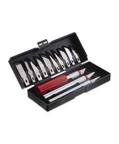 Набір скальпелів INTERTOOL HT-0525, 13 шт. для точних робіт, фото  | SNABZHENIE.com.ua