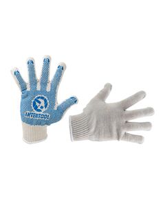 Перчатка трикотажна хлопчача з резиновим вкрапленням INTERTOOL SP-0133, фото  | SNABZHENIE.com.ua