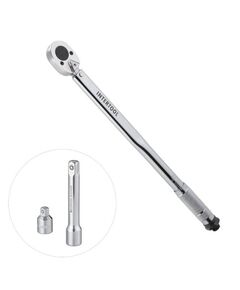 Динамометричний ключ 1/2, 28-210 Нм, перехідник 1/2'' на 3/8, подовжувач 125 мм 1/2 INTERTOOL XT-9007, фото  | SNABZHENIE.com.ua