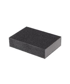 Губка шліфувальна 100x70x25 мм, оксид алюмінію К240 INTERTOOL HT-0924, фото  | SNABZHENIE.com.ua