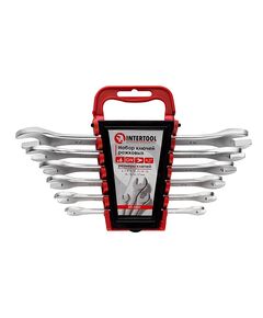 Набір рожкових ключів 6 шт., 6-17 мм Cr-V INTERTOOL HT-1001, фото  | SNABZHENIE.com.ua