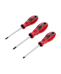 Набір викруток 3 шт. (SL5 100, PH1 100, PH2 100) INTERTOOL VT-2004, фото  | SNABZHENIE.com.ua