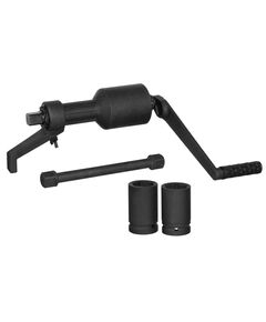 Ключ баллонный роторный для грузовых авто 380 мм, двухскоростной, макс. 3800 Нм, головки 32, 33 мм, пластиковый кейс INTERTOOL XT-0006, фото  | SNABZHENIE.com.ua