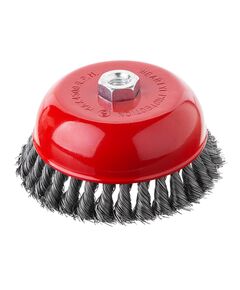 Щетка чашечная 150 мм для УШМ М14, витая проволока INTERTOOL BT-2150, фото  | SNABZHENIE.com.ua