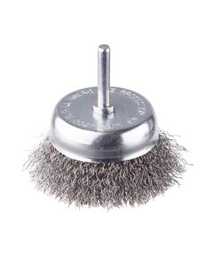 Щітка чашечна 75 мм для дрелі, 1/4 (витая проволока) INTERTOOL BT-9075, фото  | SNABZHENIE.com.ua