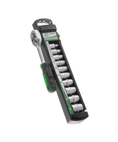 Набор головок INTERTOOL ET-6008, 10 шт., 1/4 с трещоткой, фото  | SNABZHENIE.com.ua