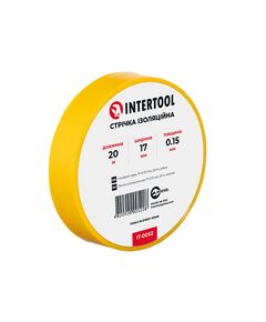 Изоляционная лента желтая INTERTOOL IT-0052, фото  | SNABZHENIE.com.ua