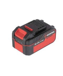Аккумулятор 20 В, Li-ion, 4.0 Ач, индикатор уровня заряда INTERTOOL WT-0341, фото  | SNABZHENIE.com.ua