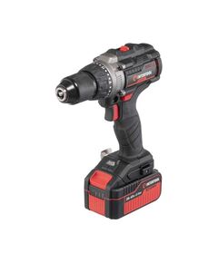 Дриль-шурупокрут акумуляторний ударний з безщітковим двигуном 20 В, 100 Nm, 0-410/0-1800 об/хв, 2-13 мм, літій-іон, 4.0 Ач, ЗП 4А, кейс, фото  | SNABZHENIE.com.ua