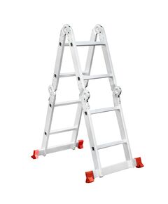Лестниця алюмінієва трансформер 4 2, 2.38м INTERTOOL LT-0028, фото  | SNABZHENIE.com.ua