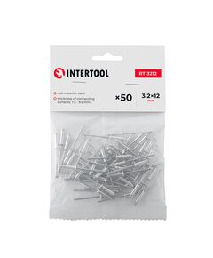 Заклепка алюминиевая 3,2x12 мм, 50 шт, фото  | SNABZHENIE.com.ua