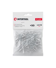 Заклепка алюминиевая 4,0x10 мм, 50 шт, фото  | SNABZHENIE.com.ua