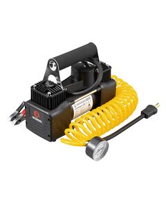 Компресор автомобільний 12 В, 25 А, циліндр 2х30 мм, макс. 10 бар, шланг 0.25*2 м + PU 4.5 м, кабель живлення 3 м, фото  | SNABZHENIE.com.ua