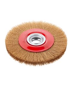 Щітка кільцева, 200&times;32 мм, кручений дріт покритий латунню, 4500 об/хв, фото  | SNABZHENIE.com.ua