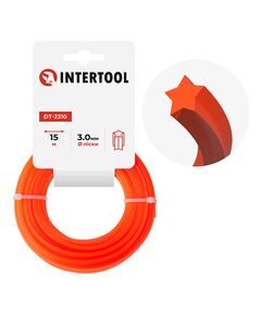Леска для триммера Звезда 3,0 мм, 15 м INTERTOOL DT-2310, фото  | SNABZHENIE.com.ua