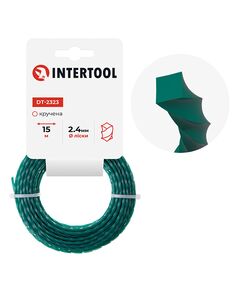 Леска квадратная 2.4 мм*15 м для триммера INTERTOOL DT-2323, фото  | SNABZHENIE.com.ua
