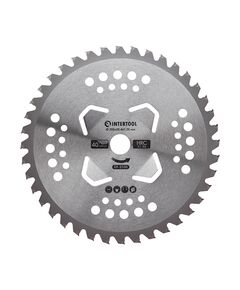 Нож для мотокосы INTERTOOL DT-2350 &oslash;255 мм, 40T, твердосплавный, фото  | SNABZHENIE.com.ua