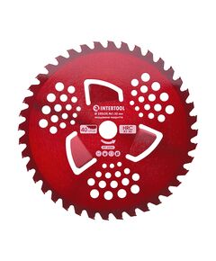 Ніж для мотокоси &Oslash;255 мм з твердосплавом, 40T, 3 підрізні лопаті INTERTOOL, фото  | SNABZHENIE.com.ua