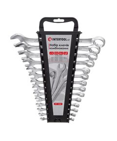 Набор ключей комбинированных 14 ед., 6-24 мм, Cr-V INTERTOOL HT-1252, фото  | SNABZHENIE.com.ua