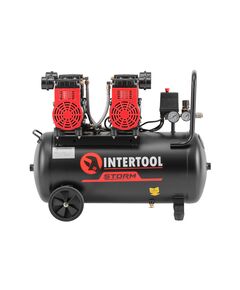 Компресор 50 л, 2х1.5 кВт, 220 В, 8aтм, 400 л/хвил, 1400 об/хв, безмасляний, 4 циліндра, фото  | SNABZHENIE.com.ua