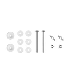 Крепление бачка к унитазу Direct 80 мм (нержавеющая сталь/пластик), фото  | SNABZHENIE.com.ua