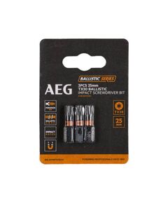 Бита ударная AEG AAK252TX30,  TX30, 25мм (3шт), фото  | SNABZHENIE.com.ua