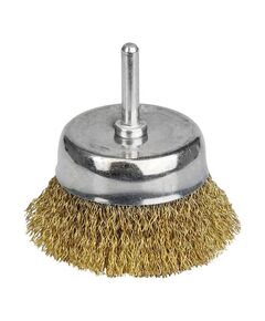 Щетка чашеобразная 50мм, хвостовик 6мм, SIGMA (латунир.), фото  | SNABZHENIE.com.ua