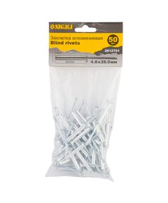 Заклепки алюминиевые Standard 4.8×28мм, 50шт, фото  | SNABZHENIE.com.ua