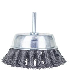 Щетка чашеобразная проволочная 100мм, хвостовик 6мм, фото  | SNABZHENIE.com.ua