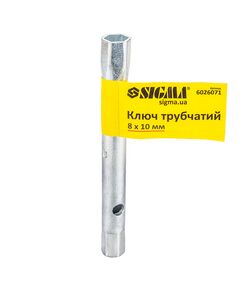 Ключ трубчатый 8&times;10 мм SIGMA, фото  | SNABZHENIE.com.ua