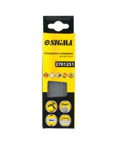 Прозорі клеєві стержні 8x150 мм, 6 шт. SIGMA (2701251), фото  | SNABZHENIE.com.ua