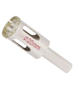 Коронка алмазная SIGMA 20мм для керамики и стекла, фото  | SNABZHENIE.com.ua