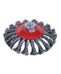 Щетка проволочная конусообразная 115мм М14*2мм стальная SIGMA, фото  | SNABZHENIE.com.ua